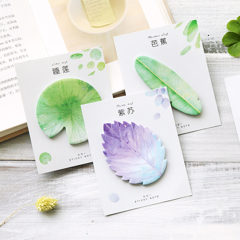 Office Stationery Supply List - 30 шт., стикеры с листьями, планировщик