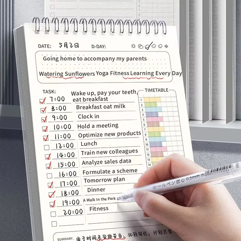 Office Stationery Supply List - 1 шт. планировщик повестка дня спираль