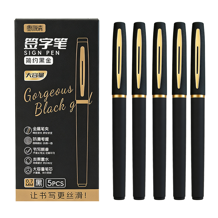 Stationery Supply Business - 5 шт./упак. гелевая ручка большой емкости