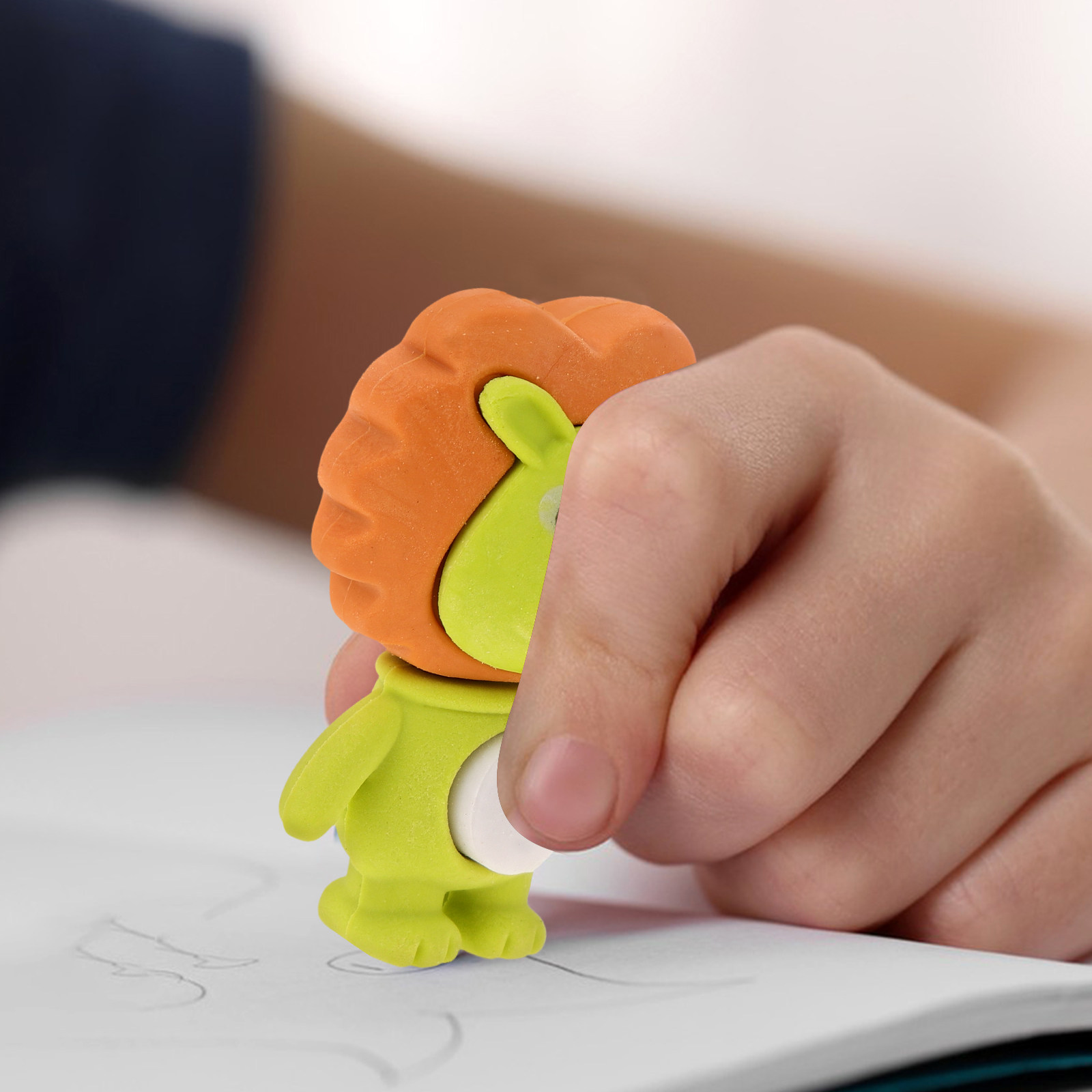 Lion Stationery & Office Supply(Kunshan)Co.Ltd - 18 шт. ластиков в виде львов,