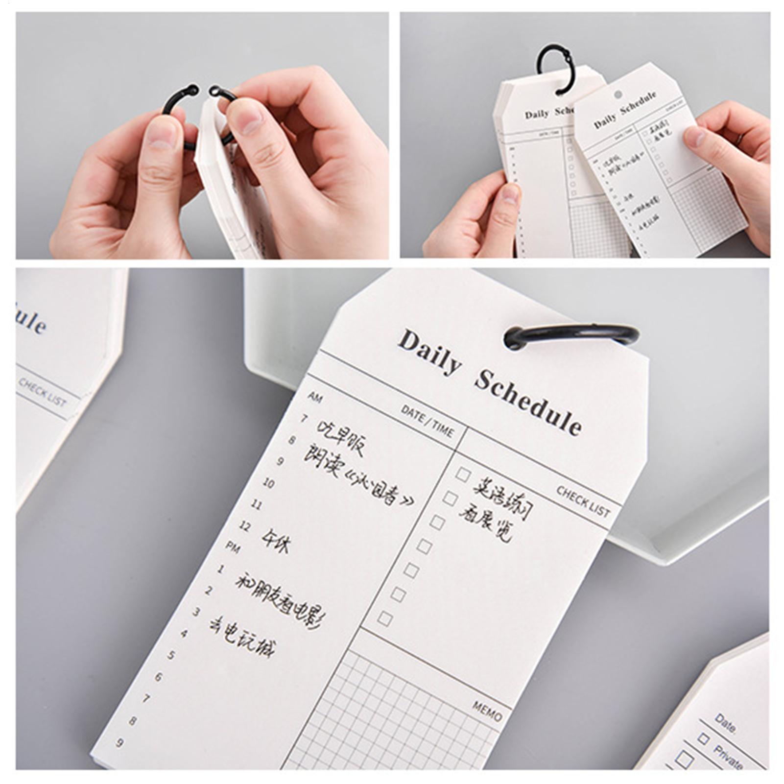 Office Stationery Supply List - Портативный блокнот для заметок, ежедневный планировщик,