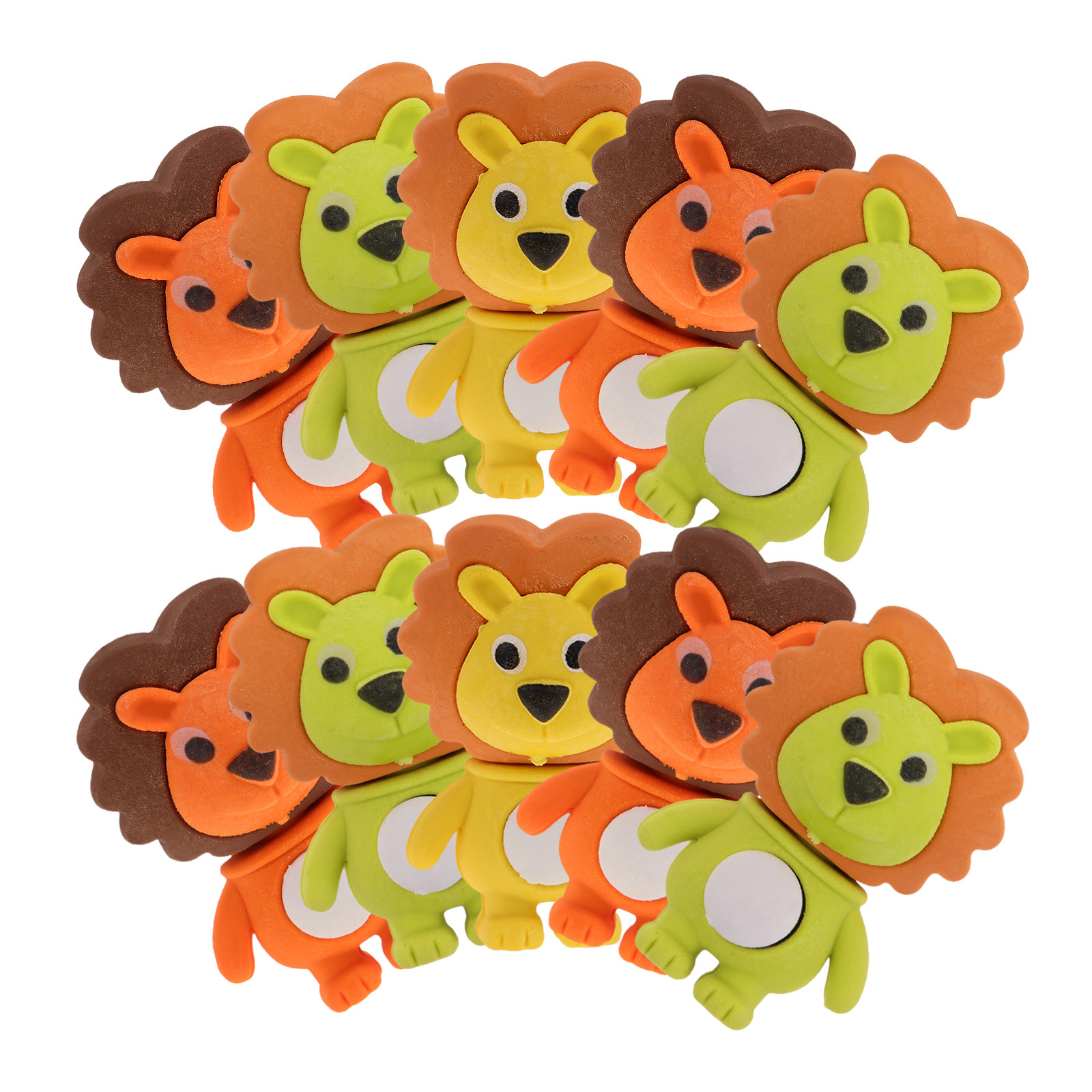 Lion Stationery & Office Supply(Kunshan)Co.Ltd - 18 штук милых ластиков в форме