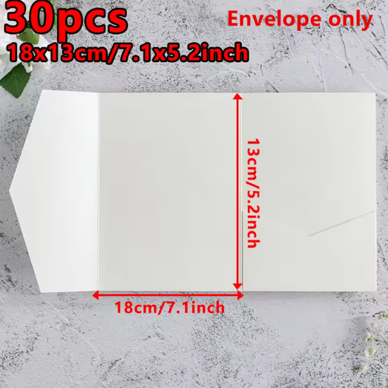 30 шт. 18x13 см зеленые конвер – обзор и цена Stationery Supply Business