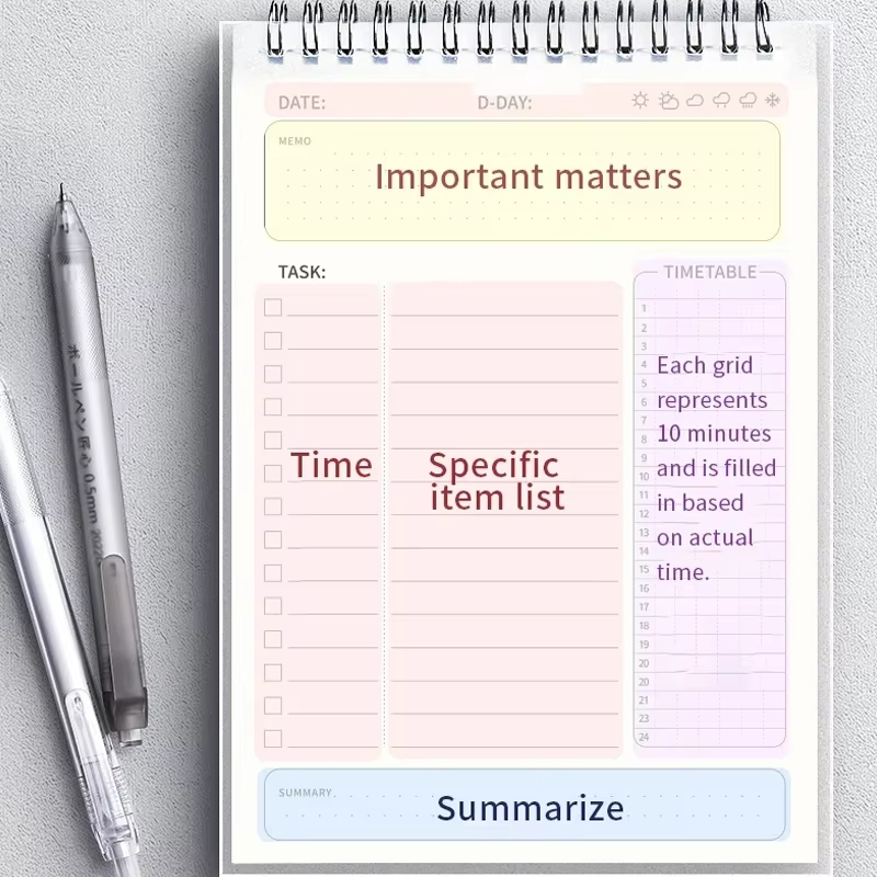 1 шт. планировщик повестка дня – обзор и цена Office Stationery Supply List