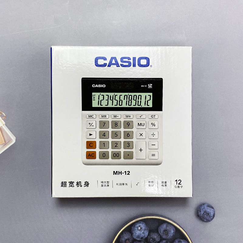 Калькулятор Casio MH-12 с солн – обзор и цена Stationery Supply Business