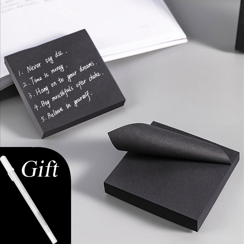 Черные клейкие заметки Black N – обзор и цена Office Stationery Supply List
